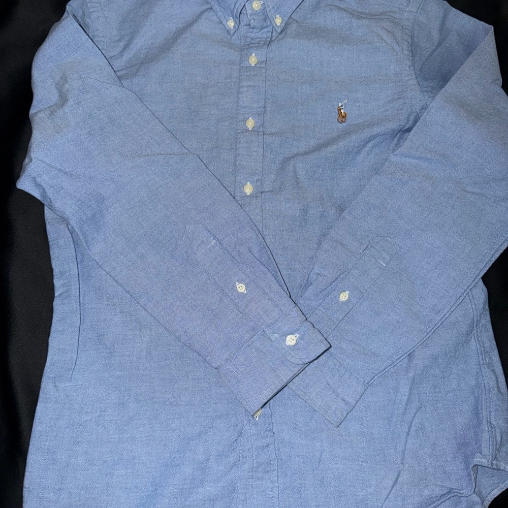 Polo Ralph Lauren denim slim fit strexch oxford shirt